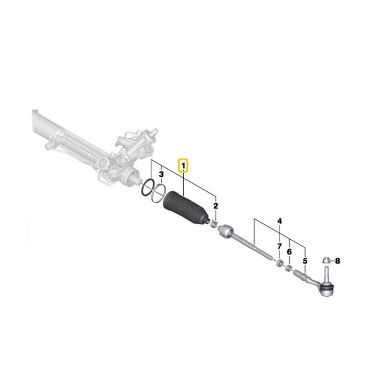 BMW Rack and Pinion Bellows